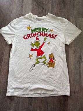 Kids White 'Merry Grinchmas!' Graphic Tee